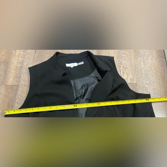 VGUC Womens Calvin Klein sleeveless blazer size 20w - Picture 8 of 9